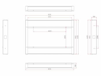 Smart телевизор AVS245SM (белая рамка) + Xiaomi Mi TV Stick